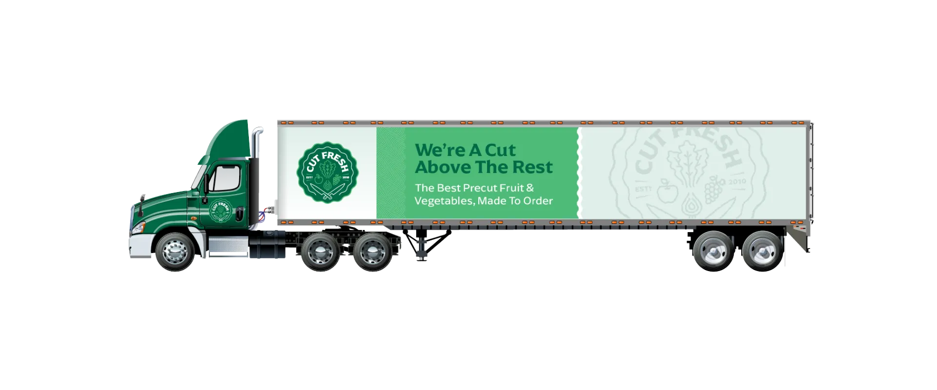 Cut Fresh semi truck graphics