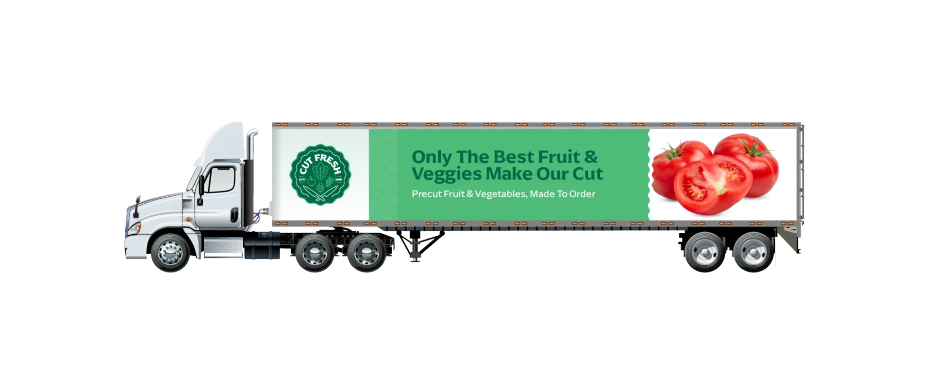 Cut Fresh semi truck graphics